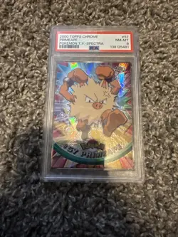 2000 Pokemon Topps Spectra Chrome Primape #57 Psa 8 - Image 1