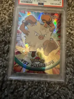 2000 Pokemon Topps Spectra Chrome Primape #57 Psa 8 - Image 4