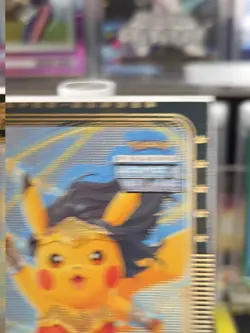 Wonder Woman (Pikachu) #E38 Gold Holo - Heros & Villains Flash Edition Pokemon🔥 - Image 4
