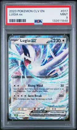 2023 POKEMON CLV-CLASSIC VENUSAUR & LUGIA EX DECK #017 LUGIA EX PSA 9 - Image 1