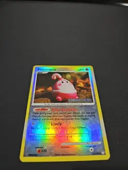 Pokemon TCG Diamond & Pearl Happiny 52/123 Stamped Reverse Holo - Image 2
