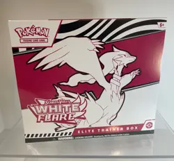 Pokemon Scarlet and Violet White Flare Elite Trainer Box ETB NEW Sealed - Image 1