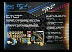 Pokemon Crown Zenith Pokemon Center Exclusive Elite Trainer Box Plus Sealed NEW - Image 2