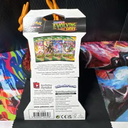 Pokemon TCG - Evolving Skies Sleeved Booster Pack - NEW/Sealed 2021 Unweighed - Image 3
