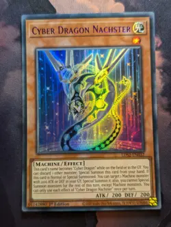 Yugioh TCG 1st Ed - Cyber Dragon Nachster LDS2-EN032 - Purple - Ultra Rare - VLP - Image 1