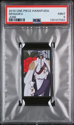 2010 ONE PIECE HANAFUDA JUNE SENGOKU PSA 9 - Image 1