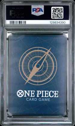 2025 ONE PIECE JPN OP13-CARRYING ON HIS WILL 3RD ANNIV-GOLD #004 SHANKS PSA 10 - Image 2