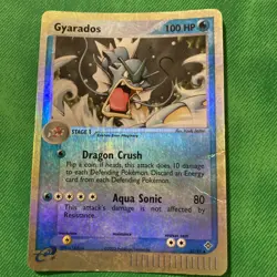 Gyarados 32/97 E reader 2003 Reverse Holo Pokemon Card TCG - Image 1