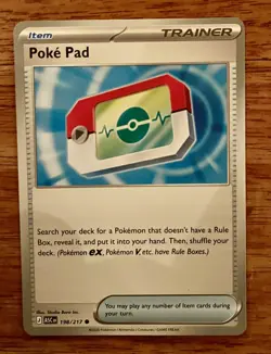 Pokemon TCG: 2 Poke Pad 198/217 Ascended Heroes Common Card NM FREE SHIPPING - Image 4