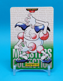 Pokemon Card Japanese - Mr. Mime No. 122 - Bandai Carddass - Green - Image 1