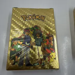Lot of 3 Boxes of Pokemon Gold Foil Card Deck Gold NEW SEALED RARE - Image 4