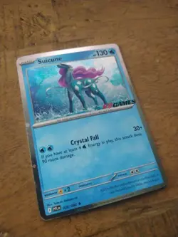 Suicune 026/094 EB Games Stamped Promo Cosmos Holo Phantasmal Pokemon Card - NM - Image 2