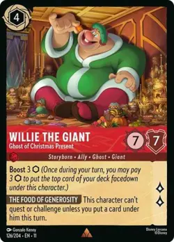 ~ Willie the Giant - Ghost of Christmas Present ~ NM Cold Foil ~ Winterspell ~ - Image 1
