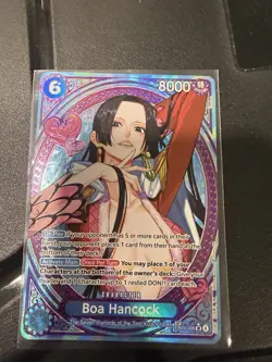 SP Boa Hancock EB03-026 SP SR Parallel ONE PIECE Card Heroines English - Image 1
