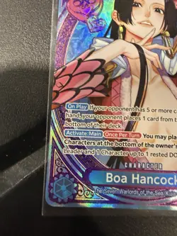 SP Boa Hancock EB03-026 SP SR Parallel ONE PIECE Card Heroines English - Image 4