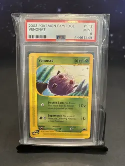 2003 Pokemon Skyridge English Card-PSA 9 Venonat 112/144 - Image 1
