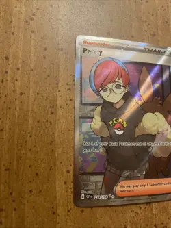 Penny 239/198 SV01 Scarlet Violet Base Set Holo Ultra Rare Trainer Card Pokemon - Image 2