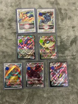 Pokemon TCG VStar & VMax Full Art Holo Lot of 7 Cards Various Sets - Image 1