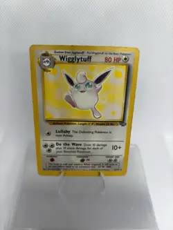 Pokemon TCG Wigglytuff Jungle 32/64 Unlimited Non-Holo Rare Card WOTC MP Vintage - Image 2