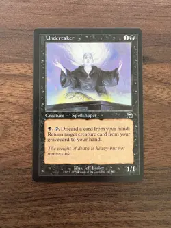 Undertaker MTG Magic The Gathering Mercadian Masques #167/350 NM - Image 1