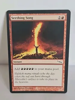 Mtg 🔥🔥 Seething Song 🔥🔥 Mirrodin MT/NM Regular Magic The Gathering - Image 1