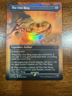 The One Ring (Borderless) Unique and Miscellaneous Promos Foil - Image 1