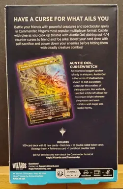 Magic The Gathering Lorwyn Eclipsed Blight Curse Commander Deck ** NEW ** - Image 2