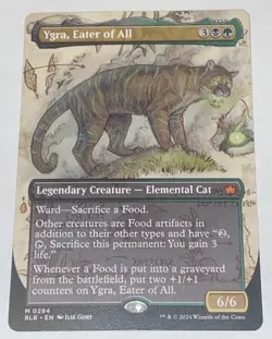 Ygra, Eater of All - Borderless - Bloomburrow 0294 MTG MAGIC NEW UNPLAYED - Image 1