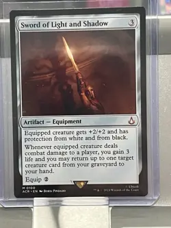 mtg Sword of Light and Shadow, mythic rare, Assassin's Creed, unplayed - Image 5