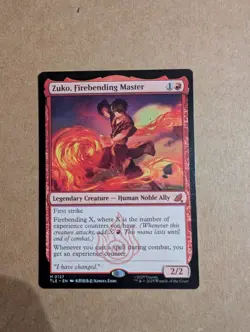 MTG Zuko, Firebending Master, Avatar: The Last Airbender LP - Image 1