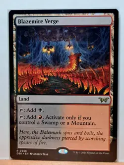 Blazemire Verge DSK 256 Non-foil Duskmourn House Horror, MTG Magic The Gathering - Image 1