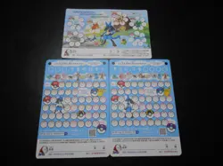 Pokemon JP Post Radio Gymnastics Attendance Card x3 Pikachu Snorlax etc #3363 - Image 4