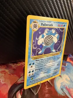 Poliwrath 13/102 Holo Base Set WOTC 1999 LP Vintage Pokemon Card - Image 4