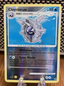 Pokemon Cloyster Secret Wonders Reverse Holo Card 47/132 LP Condition - Image 1
