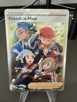 Pokemon Card - Friends in Hisui Crown Zenith 148/159 Ultra Rare - Image 1