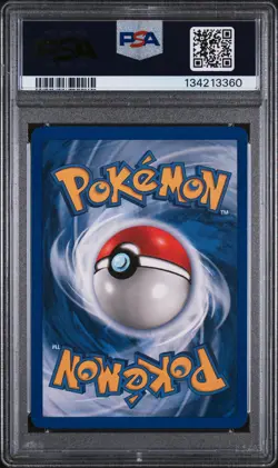 1999 POKEMON FOSSIL #4 DRAGONITE-HOLO PSA 9 - Image 2
