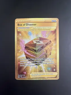 Box of Disaster 214/196 Swsh11: Lost Origin Secret Rare Holo Trainer Pokemon TCG - Image 1