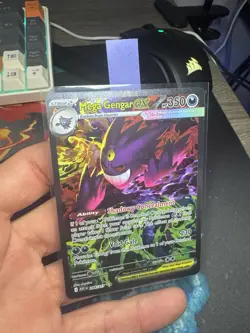 Mega Gengar ex 284/217 SIR Secret Pokemon Ascended Heroes IN HAND READY TO SHIP - Image 1