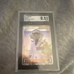 Pokemon N Full Art Foil Trainer-Supporter 105A Premium XY SGC 8.5 - Image 1