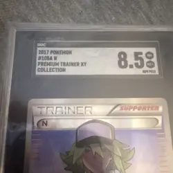Pokemon N Full Art Foil Trainer-Supporter 105A Premium XY SGC 8.5 - Image 2