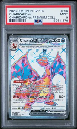 2023 POKEMON SVP PROMO CHARIZARD EX PREMIUM COLLECTION #056 CHARIZARD EX PSA 9 - Image 1