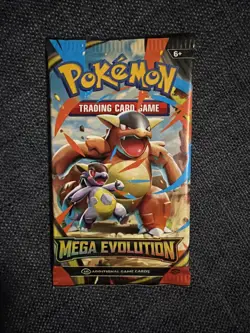 Pokemon TCG Mega Evolutions Booster Pack (Unopened Factory Sealed) - Image 1