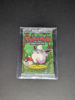 Pokemon Jungle Unlimited 1999 Wigglytuff Artwork Booster Pack WOTC Sealed - Image 1