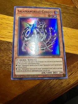 Salamangreat Coyote RIRA-ENSE1 Limited Edition Super Rare NM + BONUS - Image 1