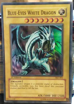 Yu-Gi-Oh Blue-Eyes White Dragon SKE-001 Starter Deck Kaiba Evolution 1st Edition - Image 1