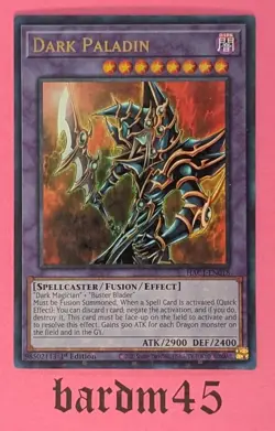 YuGiOh Dark Paladin HAC1-EN018 Duel Terminal Technology Ultra Rare 1st Edition - Image 1