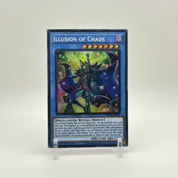 Yugioh Illusion of Chaos MP23-EN017 Secret Rare 1st Ed NM - Image 1