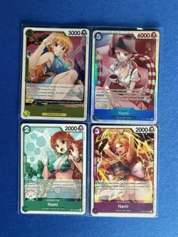 Nami One Piece TCG OP11-054 Super Rare+OP06 Rare+OP09/OP10 Uncommon - PWE - Image 1