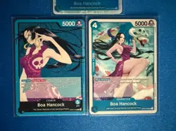 Boa Hancock One Piece TCG OP07-051 Super Rare+OP07 Leader+OP02 Uncommon - PWE - Image 4