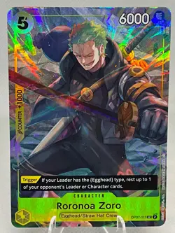 RORONOA ZORO OP07-113 SR One Piece Illustration Box Promo English TCG - Image 1